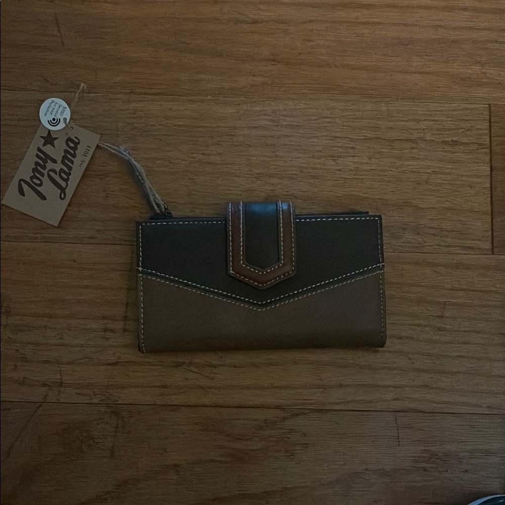 Tony Lama Two-Tone Leather Wallet
